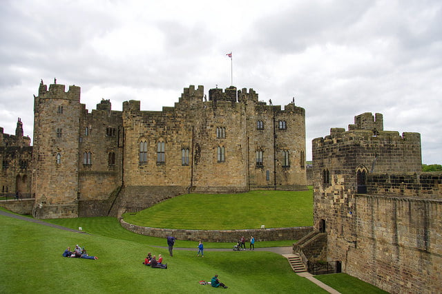 Filming location for Harry Potter’s Hogwarts in Alnwick Castle
