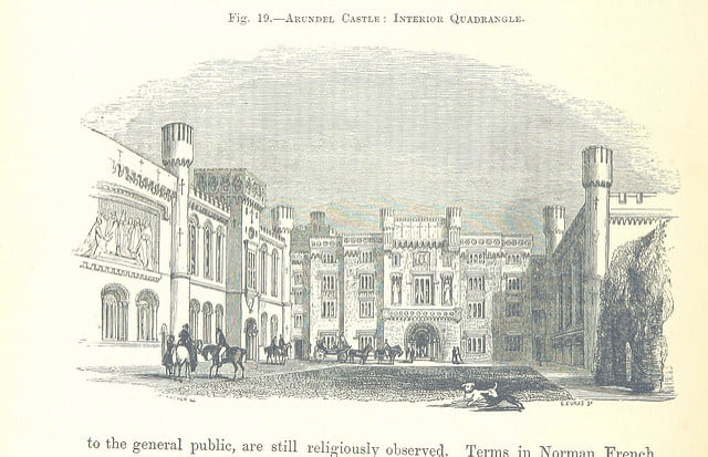 Interior Quadrangle of Arundel Castle