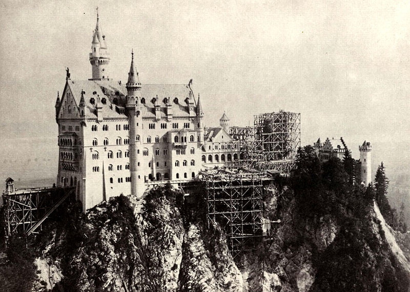 Johannes Bernhard Neuschwanstein Baustelle