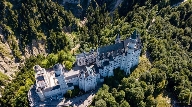 Drone Neuschwanstein Castle