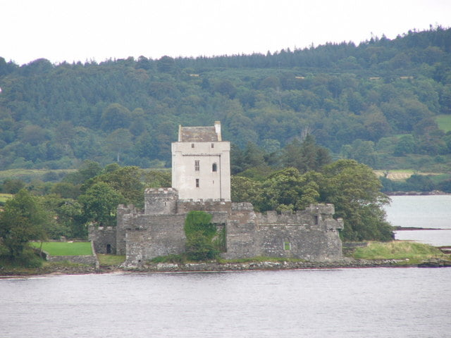 Doe Castle's view near Sheephaven Bay.