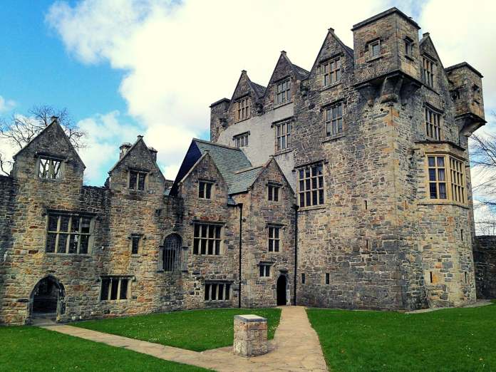 Probably the best view of the entire Donegal Castle with the entrances and most towers in view.