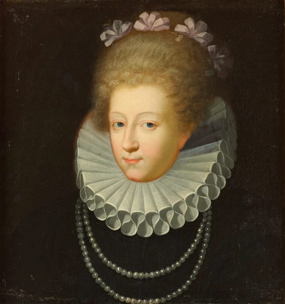 A painting of Gabrielle d’Estrees, the Duchess of Beaufort.