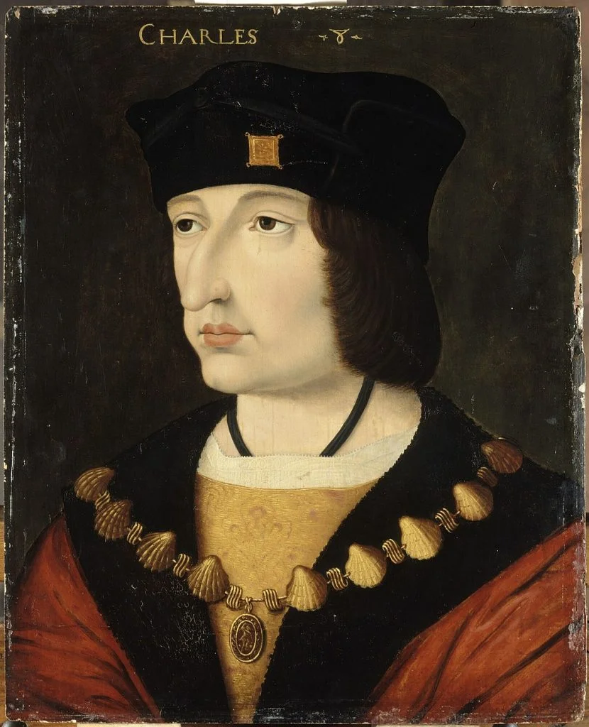 A portrait of King Charles VIII of France
