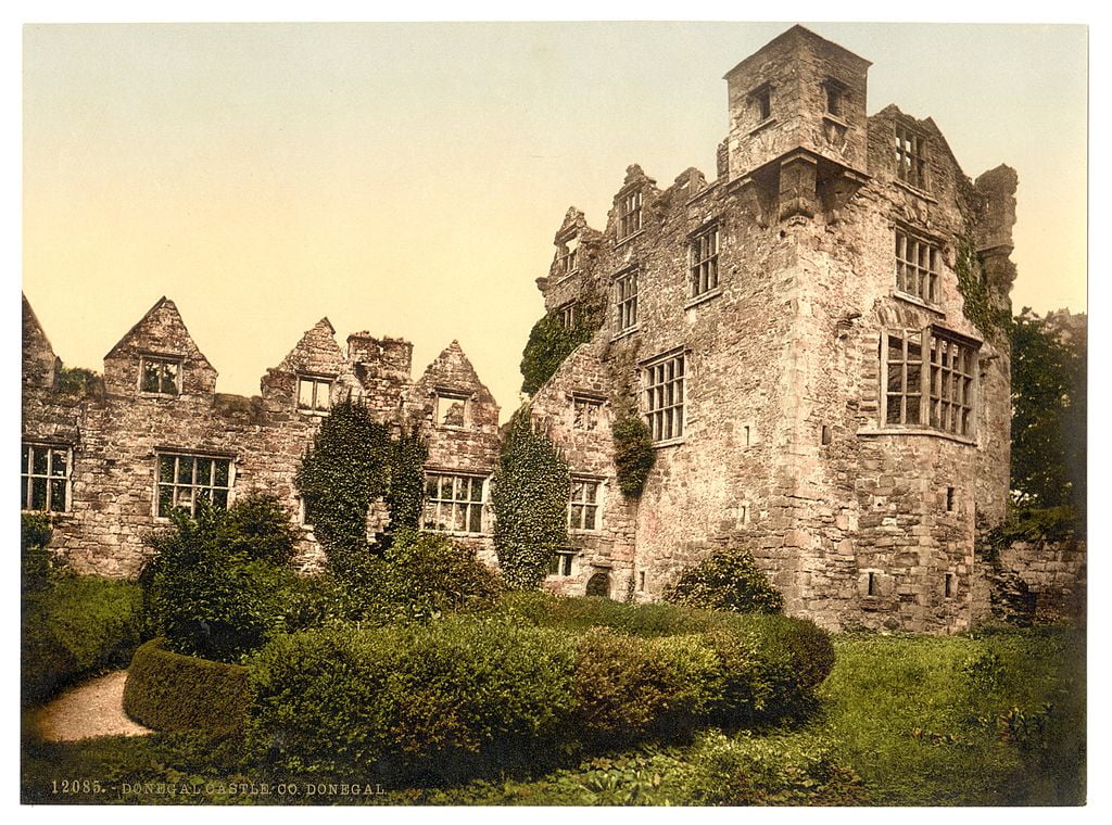 Donegal Castle in the last decade of the 19th century