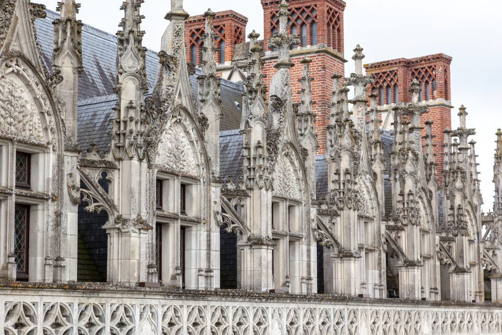 A closer look at the gothic details of Château d’Amboise. 