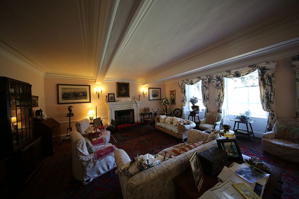 The drawing room at Braemar's Castle.