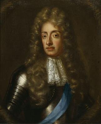 A portrait of King James II and VII.