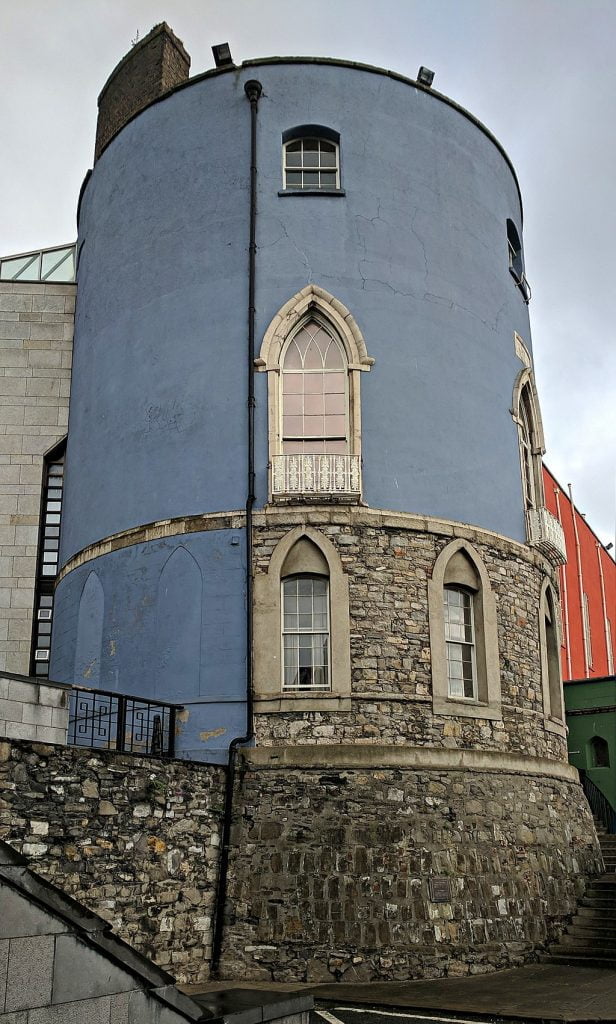 Bermingham Tower & the outside of the Gothic Room.