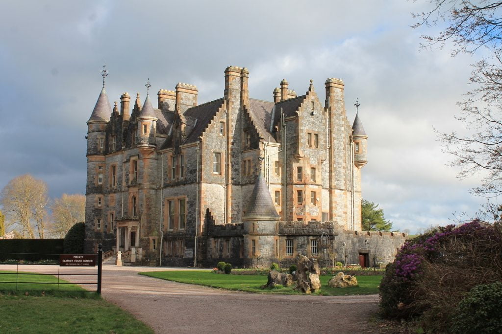 The beautiful Blarney House that can be found across the gardens from Blarney Castle.