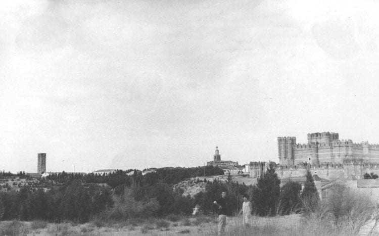 An old image of Coca Castle's view from afar.