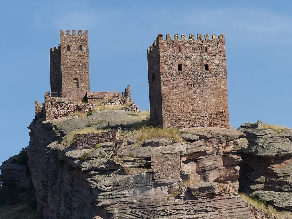 A closer view of some part of Castle Zafra.