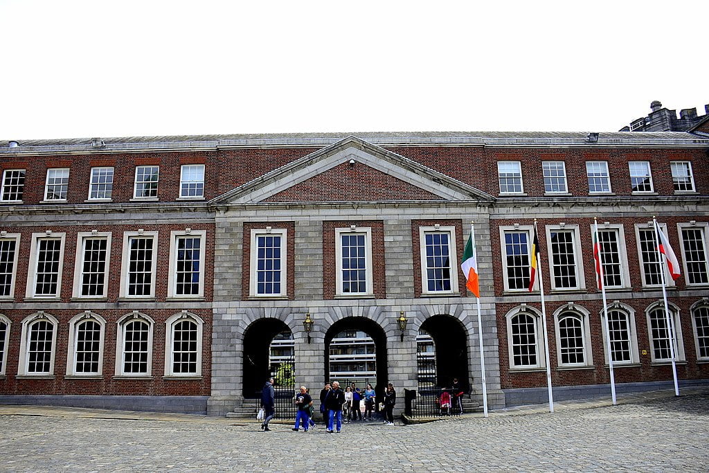 Dublin Castle's states apartments building. 