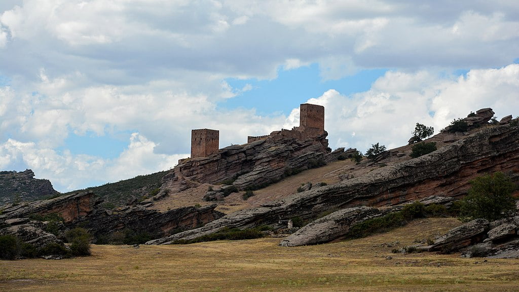 The terrain that you have to trek in order to reach the Castle of Zafra.