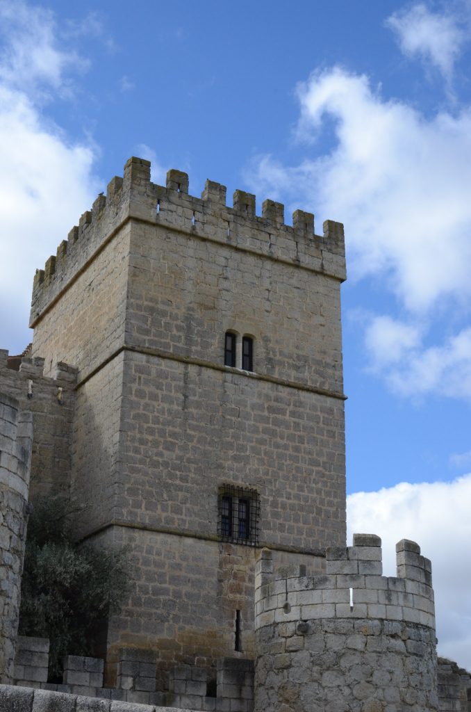 A close photo of Castillo Ampudia's turret.