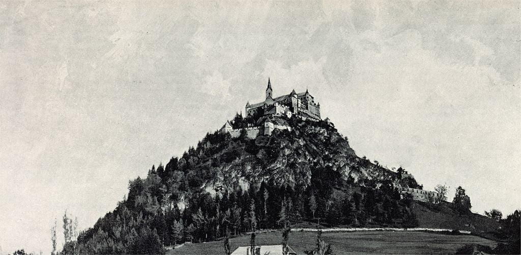 1898 illustration of Burg Hochosterwitz. 