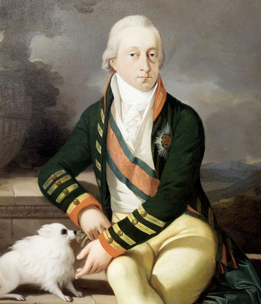 A portrait of Nikolaus II. 