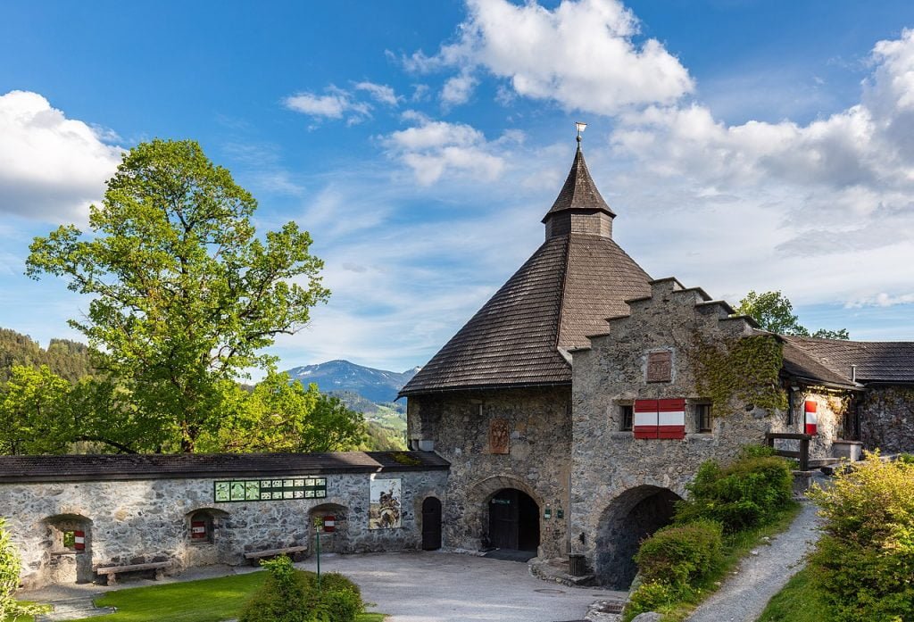 Some part of the Hohenwerfen Castle.