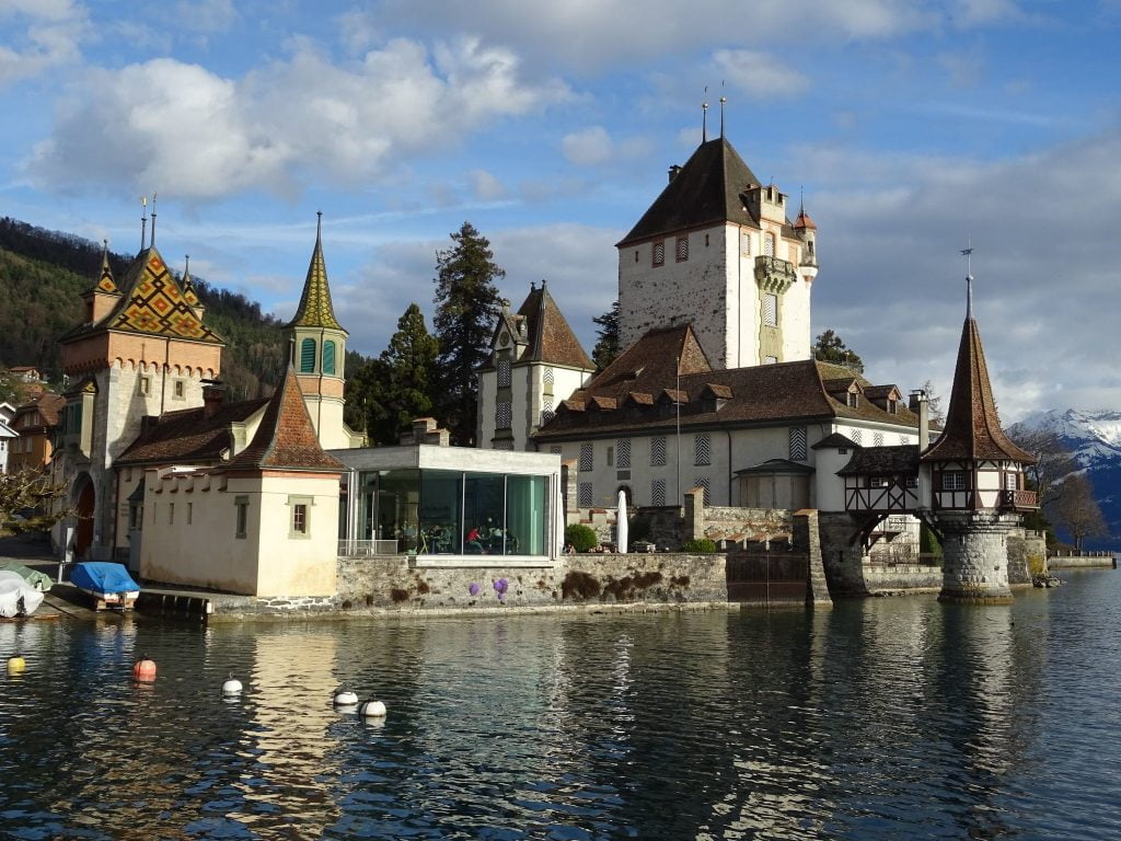 Castle Oberhofen 2017 (note the modern Restaurant building).