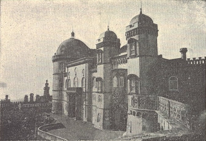 A 1933 image of Pena Palace.