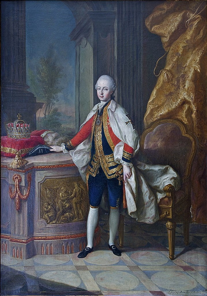 A portrait of Franz I of Austria.