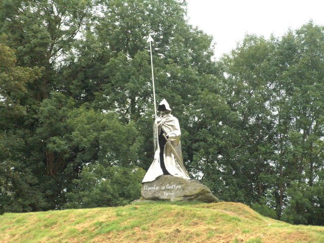 A monument to the mighty Prince Llywelyn ap Gruffydd (not to be confused with Prince Gruffydd ap Llywelyn previously mentioned!) 