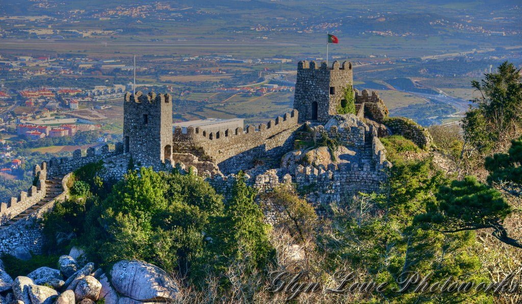 The Castle of the Moors and its beautiful surroundings.