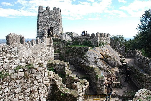 The Castle of Moors today with few tourist. 