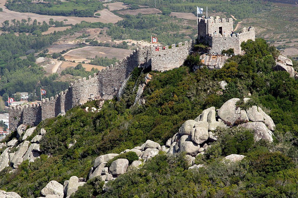 Castle of the Moors and its unique topography.