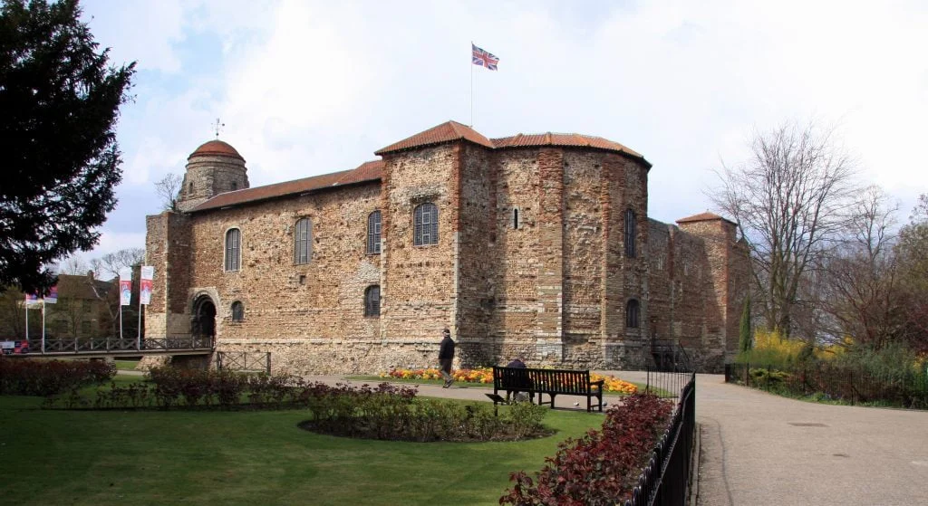 The main facade of Colchester Castle.