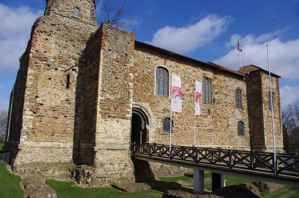 The entrance of Colchester Castle.