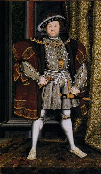 A historic portrait of King Henry VIII.