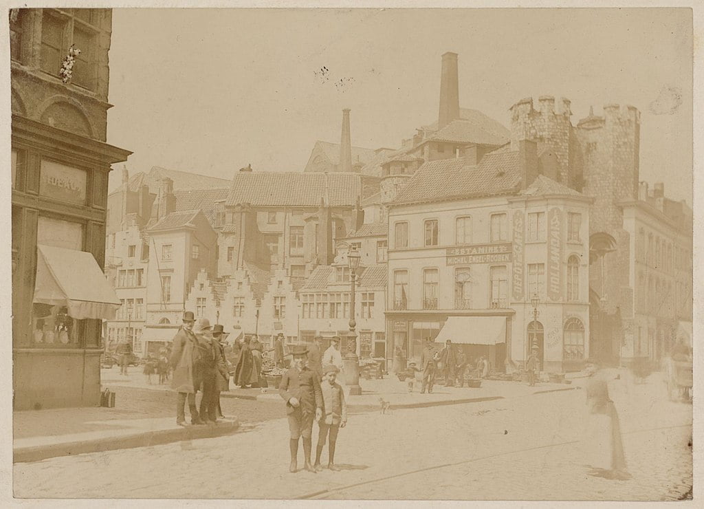 Gravensteen during the 19th century.