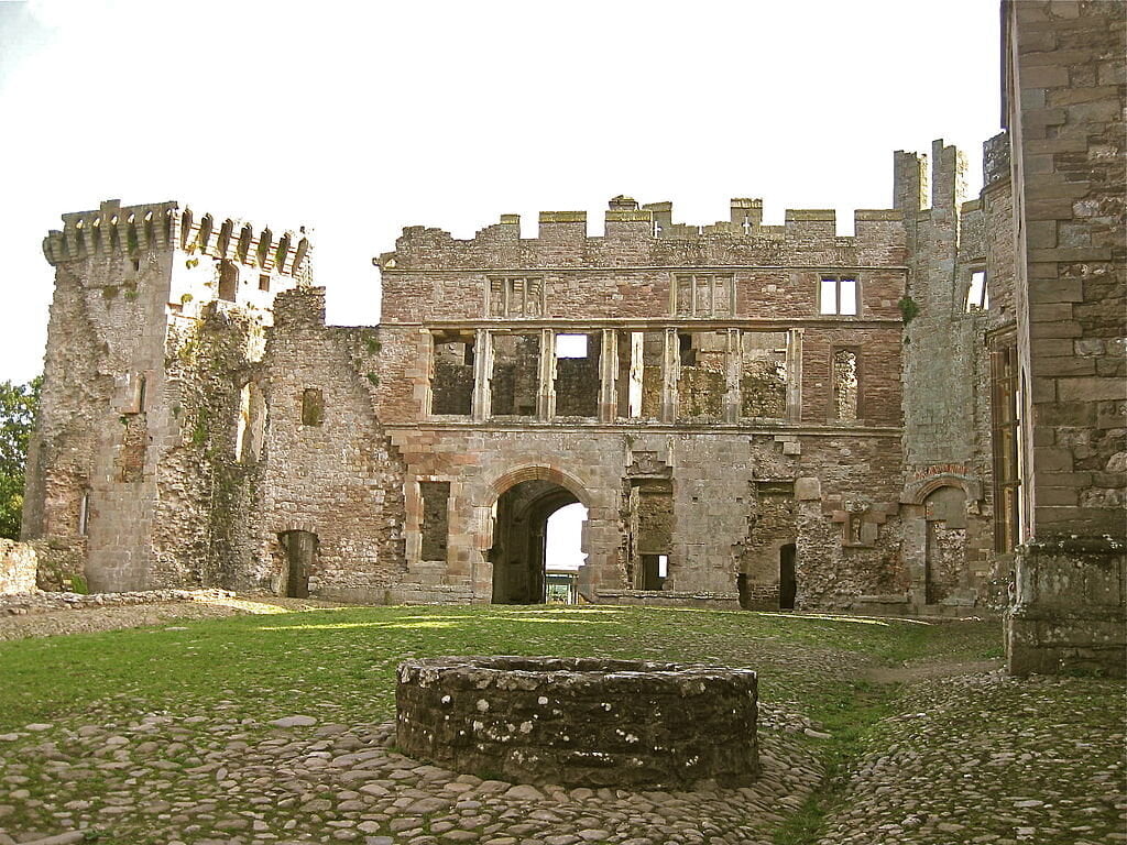 Raglan Castle in its current form.