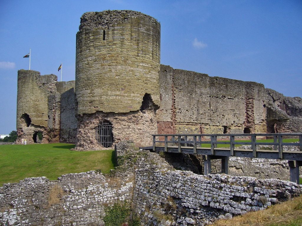 Rhuddlan Castle in its current condition. 
