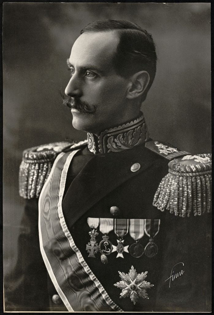 Portrait of King Haakon VII.