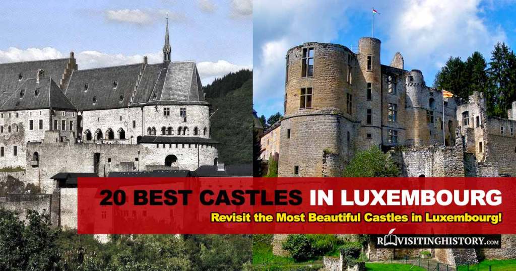 two castles lcoated in luxembourg with the name of the article