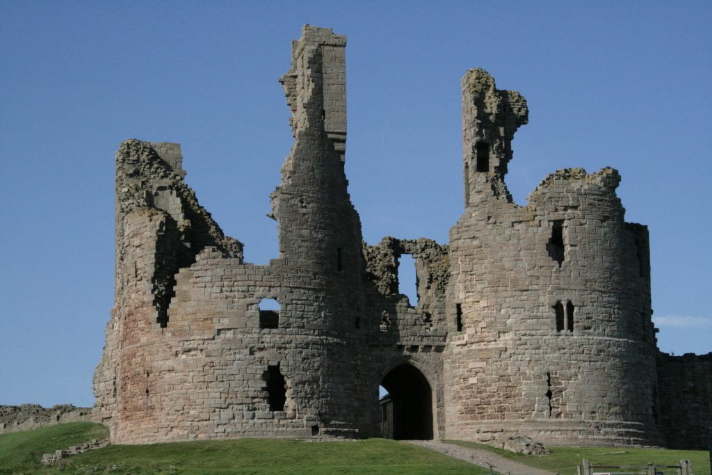 The current condition of Dunstanburgh Castle.