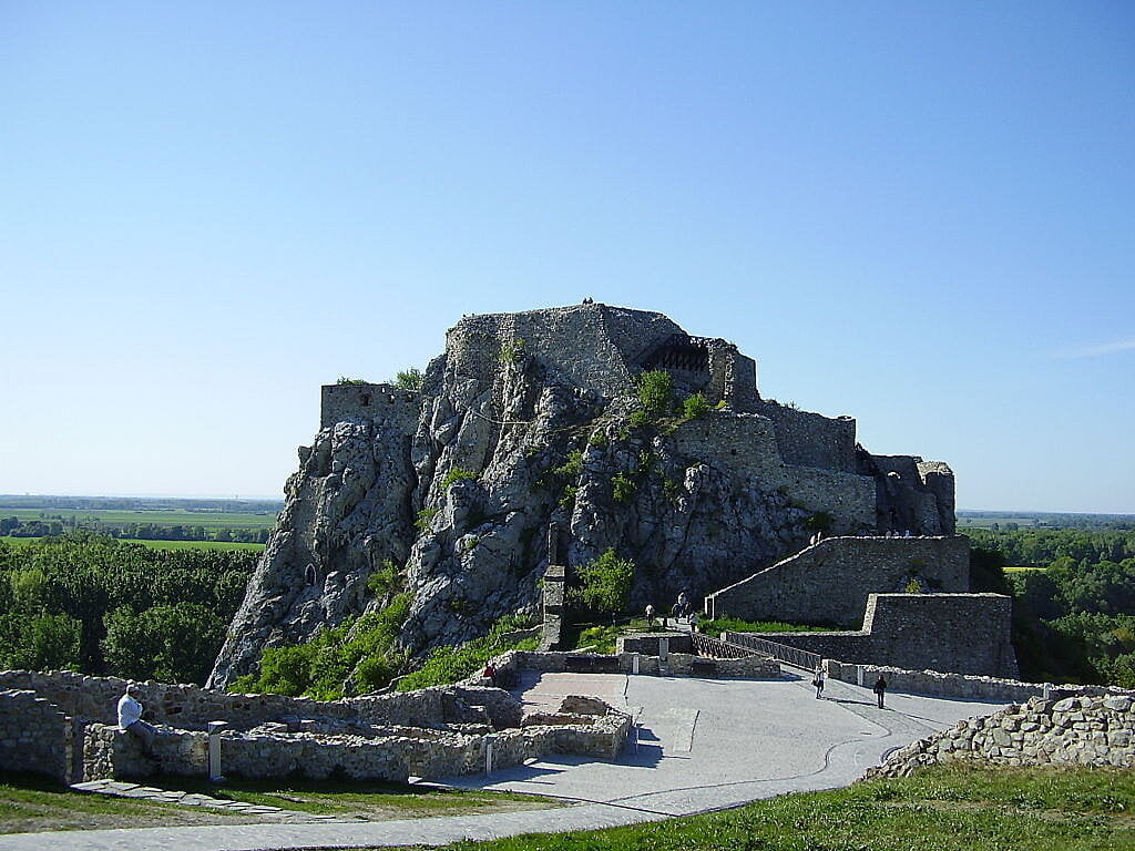Devin Castle in its present condition.