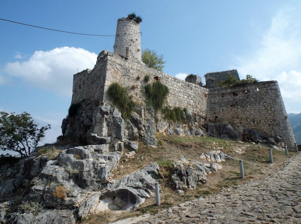 The ruins at Klis Fortress.