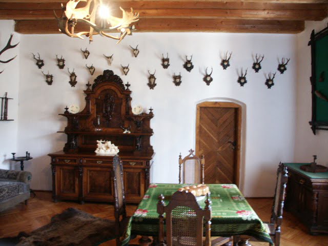 The interior inside Orava Castle.