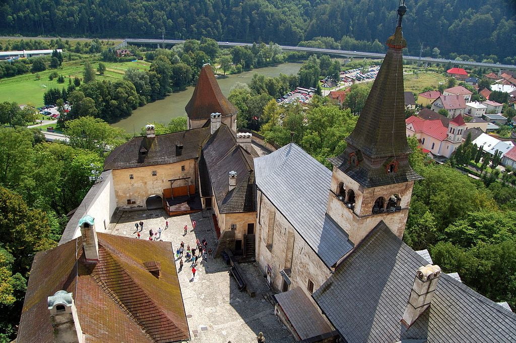 The Orava Castle complex in its current state.