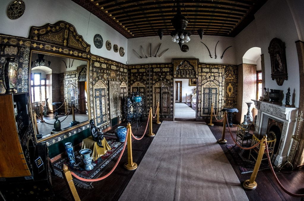 The oriental room at Bojnice Castle.