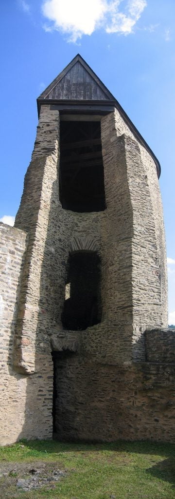 The Southeast tower at Bourschied Castle. 