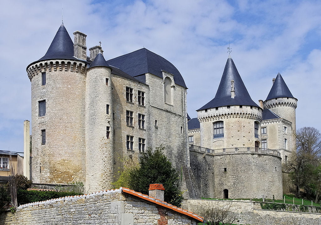 The towers at Château de Verteuil.