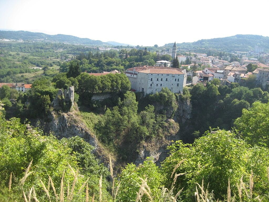 Pazin Castle's view from afar. 