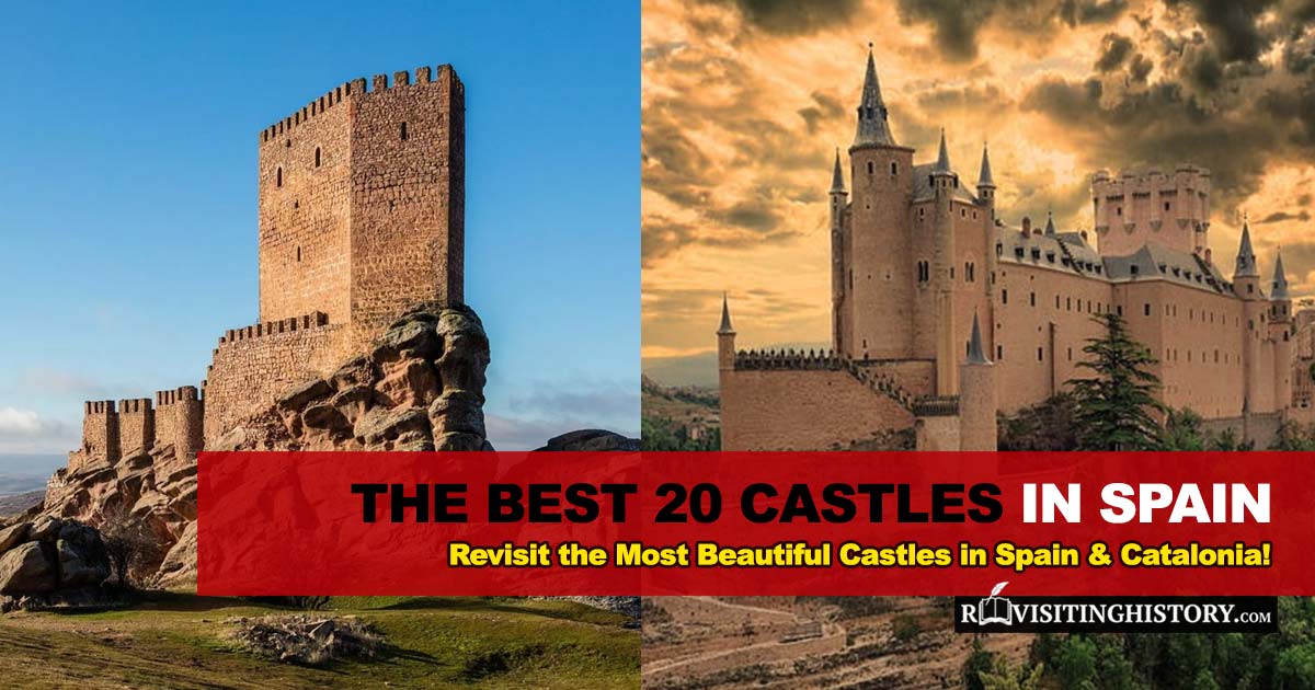 Zafra and Segovia castles side by side featured image for 20 best castles in spain