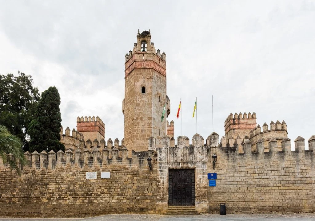 The entrance gate of Castillo de San Marcos. 
