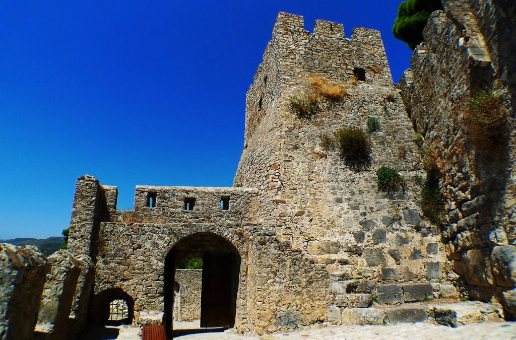 The entrance to Castle of Nafpaktos.