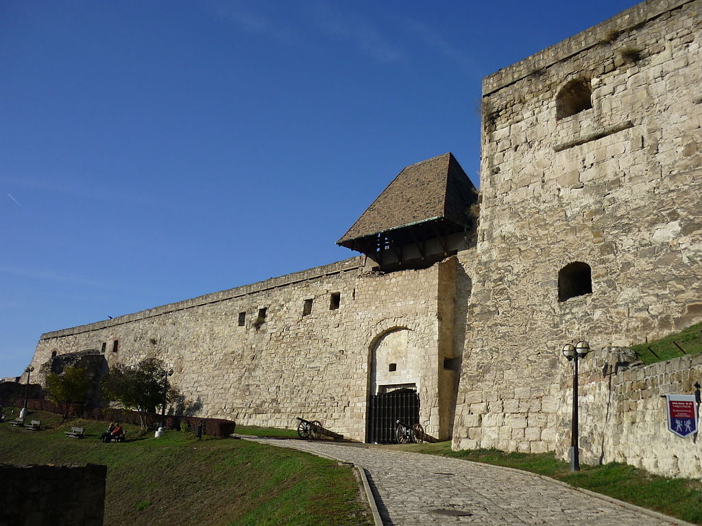 The strong walls of Eger Castle.